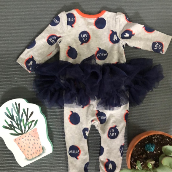 🎀Cat & Jack sleeper w/ ruffles🎀 - Picture 3 of 4